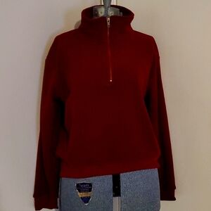 Naturals cabernet fleece small NWT
